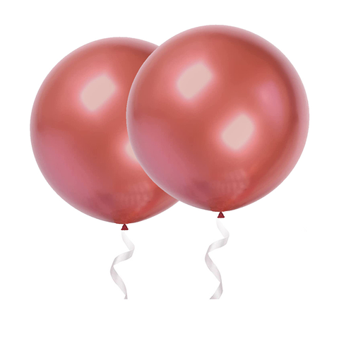 Ballon rouge chromé de 36 pouces