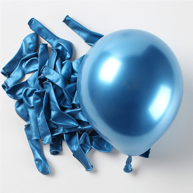 Ballon Bleu Chrome 5