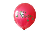 Ballon imprimé de Noël