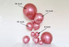Ballon chromé métallique de 5 pouces