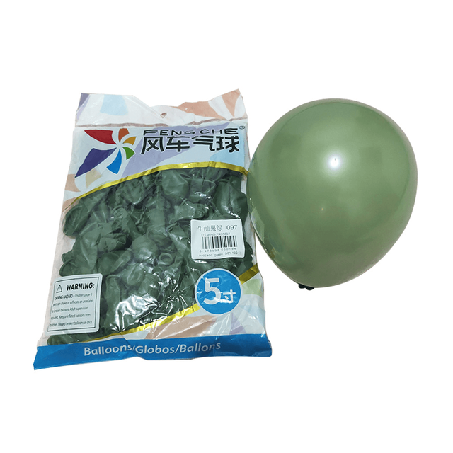 Usine de petite taille 5 pouces Air gonflable Mini ballon en latex à long cou de 5 pouces