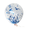 Ballon de confettis bleu de 18 pouces